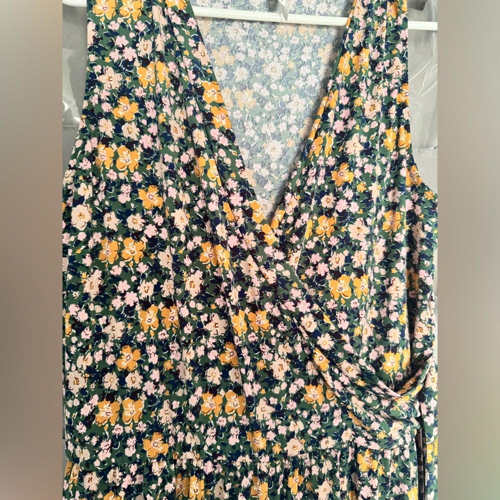 Floral Sleeveless Jumpsuit